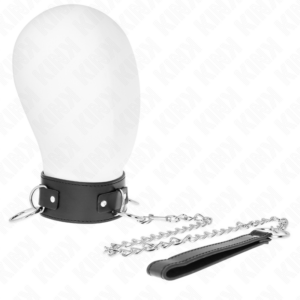 NECKLACE WITH LEASH 65 CM 3 RING MODEL 2 ADJUSTABLE 36-43 CM X 5 CM