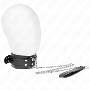 NECKLACE WITH STRAP 65 CM SILVER BUCKLES ADJUSTABLE 33-46 CM X 5.5 CM