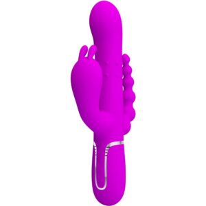 CAMMY TRIPLE VIBRATOR MULTIFUNCTION 4 IN 1 PINK