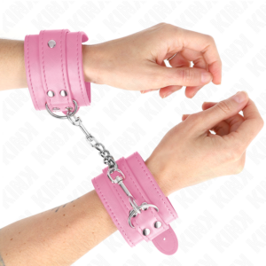 SIMPLE WRIST RESTRAINTS PINK ADJUSTABLE 20-23 CM X 5.5 CM