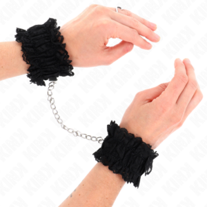 LACE ELASTIC WRIST RESTRAINTS NEGRO