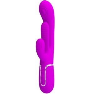 SHANIA TRIPLE RABBIT VIBRATOR MULTIFUNCTION PINK
