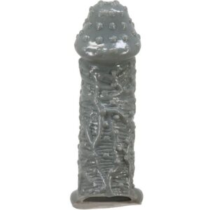 REALISTIC PENIS ENLARGER AND DELAY SLEEVE MODEL 2 GREY