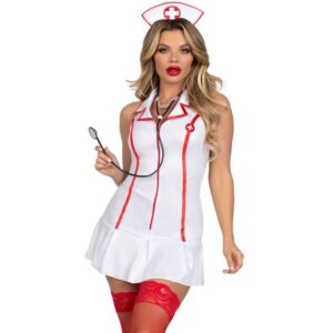 HEAD NURSE COSTUME WHITE M/L