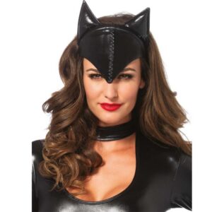 CAT WOMAN MASK BLACK