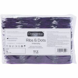 RIBS & DOTS INTENSITY CONDOMS 144 UNITS