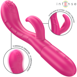 AMARA VIBRATOR WITH STIMULATING TONGUE 10 VIBRATIONS PINK