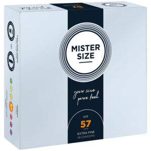 CONDOM SIZE L 57 MM (36 UNITS)