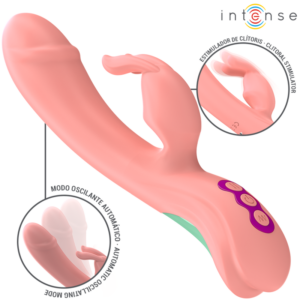 RACHEL RABBIT VIBRATOR 5 VIBRATIONS PINK