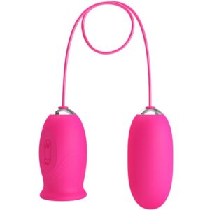 DAISY VIBRATING EGG + CLITORIS STIMULATING TONGUE PINK