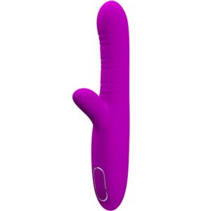 ANGELIQUE MULTIFUNCTION VIBRATOR + CLITORIS STIMULATOR PURPLE