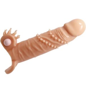 CONNOR PENIS SLEEVE + CLITORIS STIMULATOR FLESH