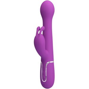 DEJON 3 IN 1 MULTIFUNCTION RABBIT VIBRATOR  PURPLE