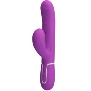 PERLITA 3 IN 1 MULTIFUNCTION RABBIT VIBRATOR  PURPLE