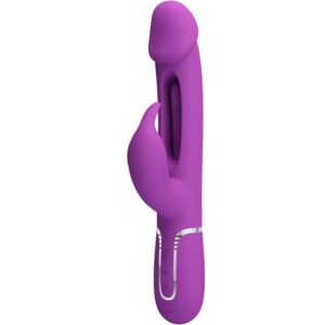 KAMPAS 3 IN 1 MULTIFUNCTION RABBIT VIBRATOR  PURPLE