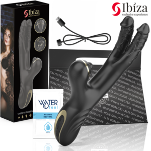 TWO DRAGONS DOUBLE VIBRATOR BLACK
