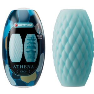 ATHENA EROS SILICONE MALE MASTURBATOR SKY BLUE