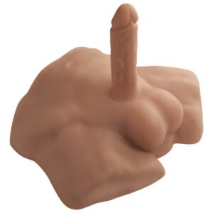 APOLLO S REALISTIC HALF MALE TORSO CARAMEL