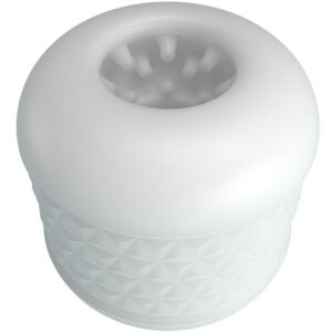 CRYSTLE MALE MASTURBATOR WHITE