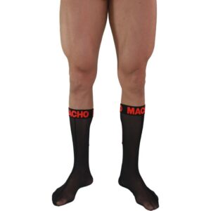 THIN SOCKS ONE SIZE BLACK/RED