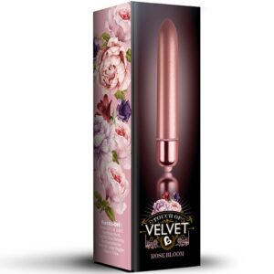 VIBRATING BULLET TOUCH OF VELVET ROSE BLOOM 10 SPEEDS