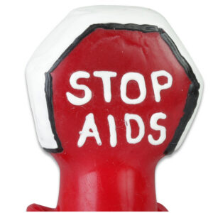 HANDPAINTED NOVELTY CONDOMS STOP AIDS