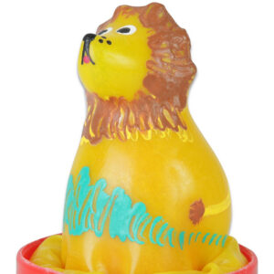 HANDPAINTED NOVELTY CONDOMS SITTING LION