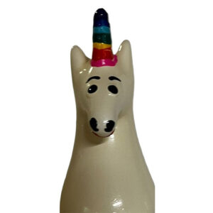 HANDPAINTED NOVELTY CONDOMS UNICORN RAINBOW