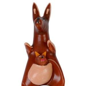 HANDPAINTED NOVELTY CONDOMS KANGAROO MODEL XL