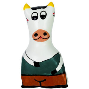 HANDPAINTED NOVELTY CONDOMS COW MODEL XL