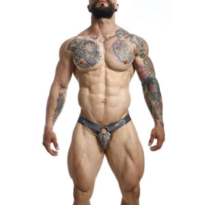 DNGEON SNAP JOCKSTRAP GRAY ONE SIZE