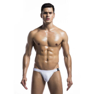 WHITE FETISH JOCKSTRAP SWIMSUIT SIZE L
