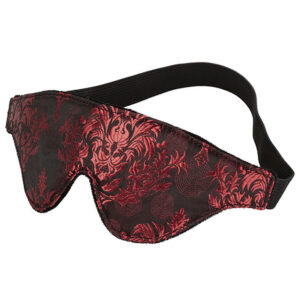 SCANDAL OPAQUE EYE MASK WITH RED DETAILS