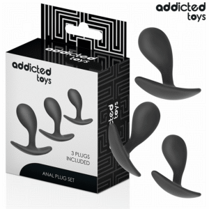SET OF 3 ANAL PLUG SILICONE MODEL 3