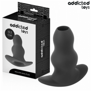 HOLLOW ANAL PLUG SILICONE SIZE XXL 15.2 CM