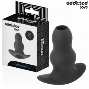 HOLLOW ANAL PLUG SILICONE SIZE S 7.3 CM