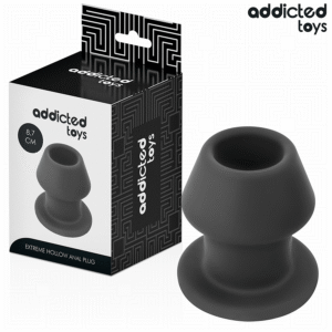 EXTREME HOLLOW ANAL PLUG SILICONE SIZE M 8.7 CM