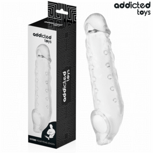 TRANSPARENT PENIS SHEATH SIZE M 27 CM