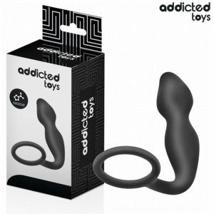 ANAL PLUG WITH RING SILICONE MODEL 2