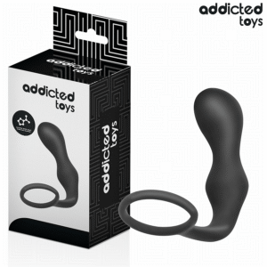 ANAL PLUG WITH RING SILICONE MODEL 3