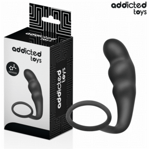 ANAL PLUG WITH RING SILICONE MODEL 4