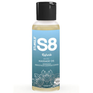 S8 REFRESH COTTON MASSAGE OIL 125 ML