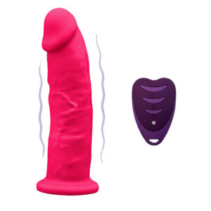 REALISTIC PENIS MODEL 2 PINK + REMOTE CONTROL LRS 17 CM