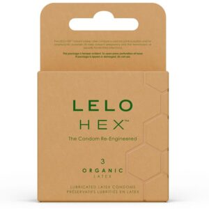 HEX ORGANIC CONDOM BOX 3 UNITS