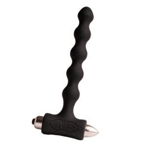 PETITE SENSATIONS PEARLS ANAL PLUG VIBRATOR BLACK