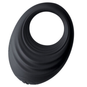 SPIRE BLACK VIBRATING PENIS RING