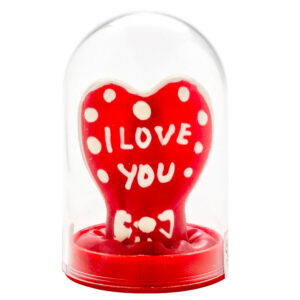 HANDPAINTED NOVELTY CONDOMS HEART I LOVE YOU MODEL 1