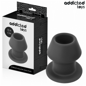 EXTREME HOLLOW ANAL PLUG SILICONE SIZE L 10.4 CM