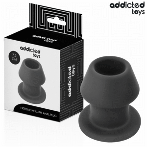 EXTREME HOLLOW ANAL PLUG SILICONE SIZE S 7.5 CM