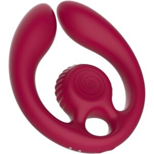 GIZI DUO COUPLES STIMULATOR REMOTE CONTROL BURGUNDY
